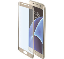 CELLY Glass ochranné tvrzené sklo pro Samsung Galaxy S7 Edge, zlaté_555777001