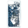 Guess Liquid Glitter Hard Shine Blue pouzdro pro iPhone 7 Plus