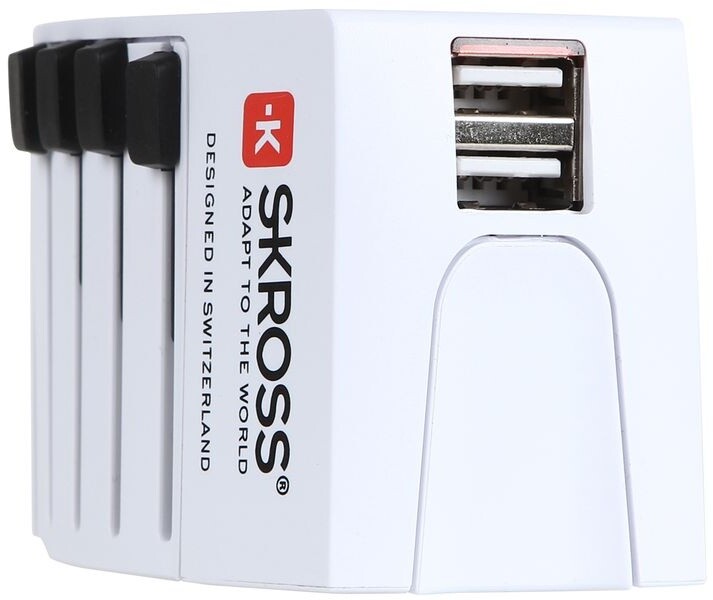 Skross Power Pack, cestovní adaptér, 2x USB, univerzální pro 150 zemí_954487119