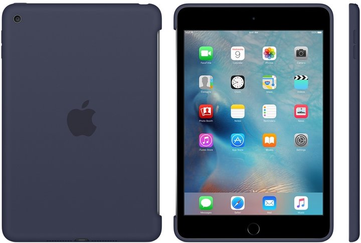 Apple iPad mini 4 Silicone Case, tmavě modrá_927721597
