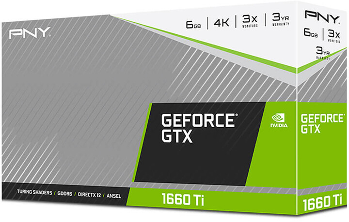 PNY GeForce GTX1660Ti 6GB Dual Fan, 6GB GDDR6_1624629553