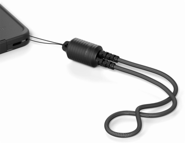 LifeProof USB-A / USB-C kabel ve formě poutka - černý_2139598542