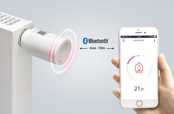 Danfoss Eco™ Bluetooth, inteligentní radiátorová termostatická hlavice, bílá_1378775782