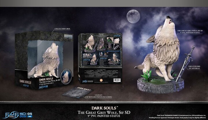 Figurka Dark Souls - The Great Grey Wolf Sif_565636216