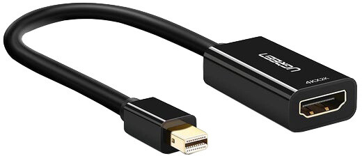 UGREEN adaptér mini Displayport - HDMI (M/F), 4K UHD, černá_1039313339