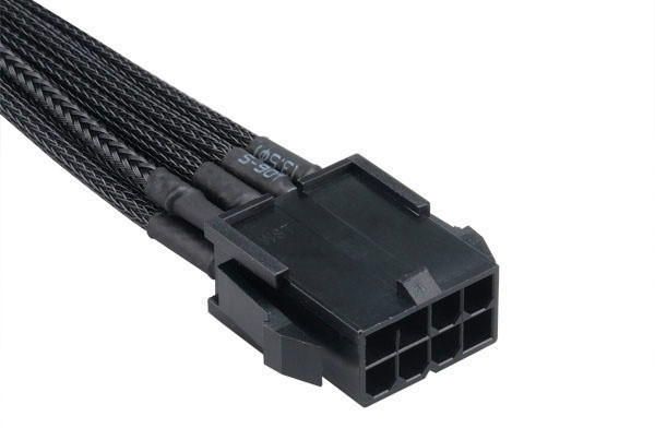 Akasa (AK-CBPW09-40BK), Flexa V8, 40cm 8-pin VGA power cable extension_1746646874