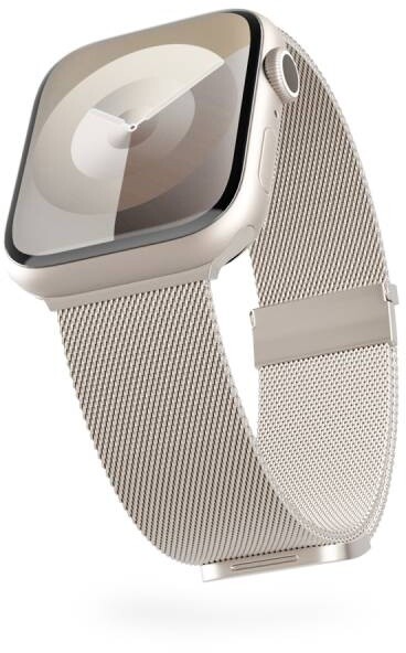 Epico ocelový pásek Milanese+ pro Apple Watch 38/40/41mm, bílá_1941095630