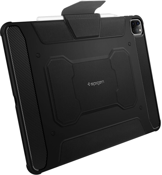 Spigen ochranný kryt Rugged Armor pro iPad Pro 12.9" (2018/2020), černá