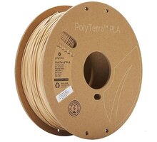 Polymaker tisková struna (filament), PolyTerra PLA, 1,75mm, 1kg, ořechová_2049538790