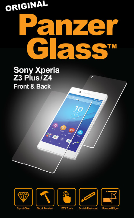 PanzerGlass ochranné sklo na displej Sony Xperia Z3+ front + back_1442445841