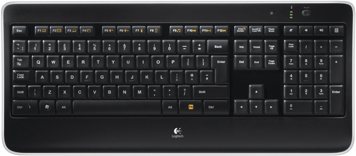 Logitech Wireless Illuminated Keyboard K800, CZ_253070336