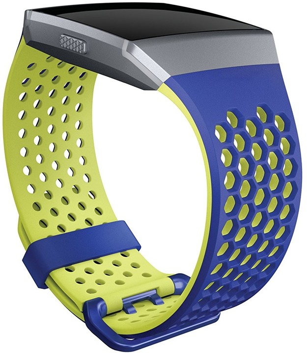 Google Fitbit Ionic sportovní řemínek modrožlutý - velikost L_1224370534