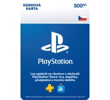 PlayStation Store - Dárková karta 500 Kč - elektronicky_89765926