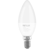 Retlux žárovka RLL 429, LED C37, E14, 8W, teplá bílá_1442638986