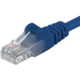 PremiumCord Patch kabel UTP RJ45-RJ45 level 5e, 1m, modrá