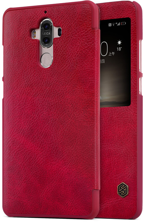 Nillkin Qin S-View Pouzdro Red pro Huawei Mate 9_1966875171