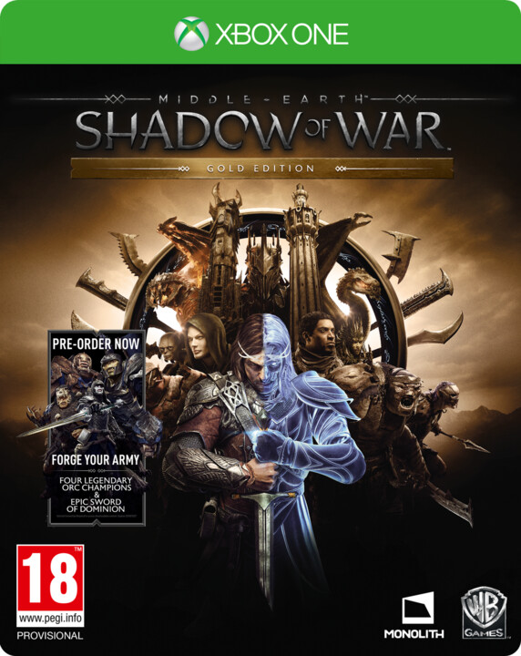 Middle-Earth: Shadow of War - Gold Edition (Xbox ONE)_784692437