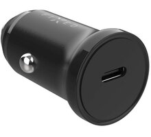 FIXED autonabíječka, USB-C, PD, 30W, černá FIXCC30N-C-BK