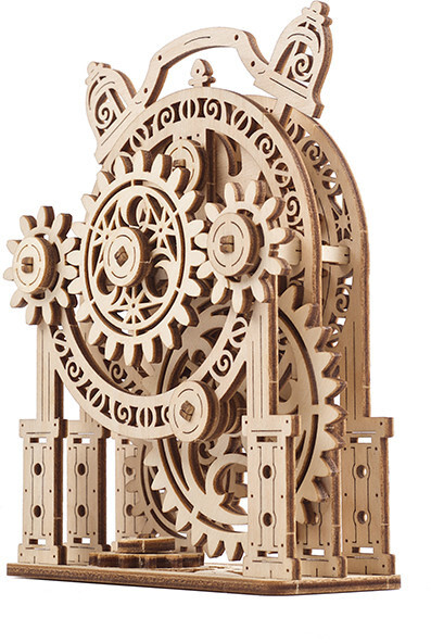 UGEARS stavebnice - Vintage Alarm Clock, dřevěná_1592324110
