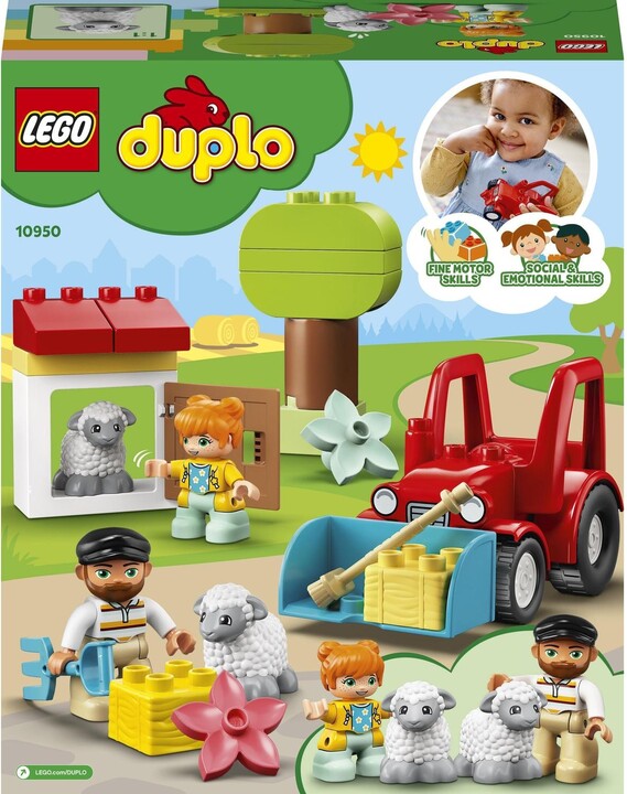 LEGO® DUPLO® Town 10950 Traktor a zvířátka z farmy_2006532085