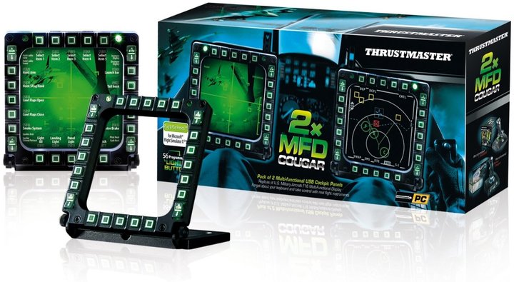 Thrustmaster navigační panely MFD Cougar Pack (PC)