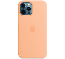 Apple silikonový kryt s MagSafe pro iPhone 12 Pro Max, světle oranžová