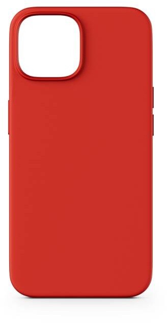 EPICO silikonový zadní kryt s podporou MagSafe pro iPhone 15 Plus, tmavě červená_1813214894