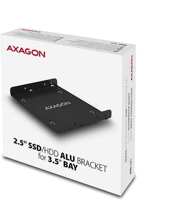 AXAGON RHD-125, hliníkový rámeček pro 1x 2.5&quot; HDD/SSD do 3.5&quot; pozice_575719038
