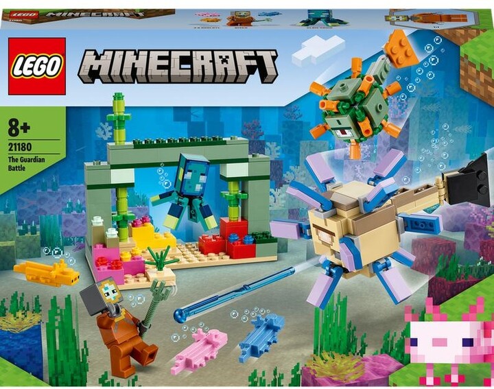 Extra výhodný balíček LEGO® Minecraft - Liščí domek 21178, Bitva se stráž 2118, Výcvik. střed. 21183