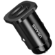 USAMS CC054 C8 USB 4.8A dual mini autodobíječ (EU Blister), černá