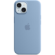 Apple Silikonový kryt s MagSafe pro iPhone 15, bouřkově modrá_2012659545