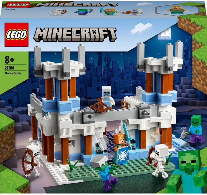 Extra výhodný balíček LEGO® Minecraft 21186 Ledový zámek a 21243 Ledové hory_589693937