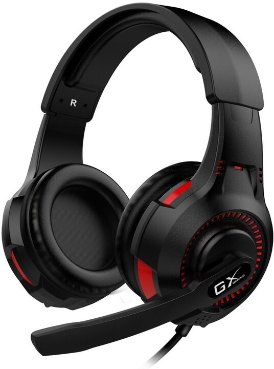 Genius GX Gaming HS-G600V, černá/červená_929910946