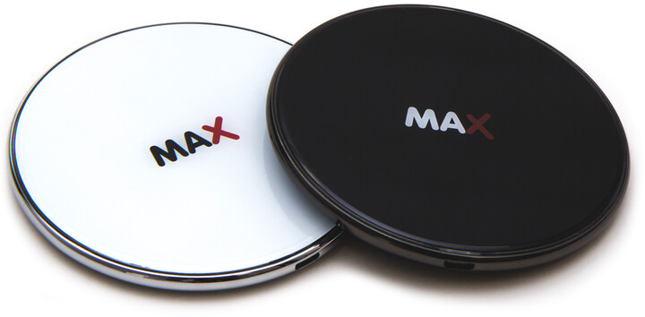MAX bezdrátová nabíječka 7.5W/10W/15W, černá_82958092