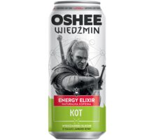 Oshee Witcher Energy Elixir Cat, energetický, jablko/kiwi, 500ml