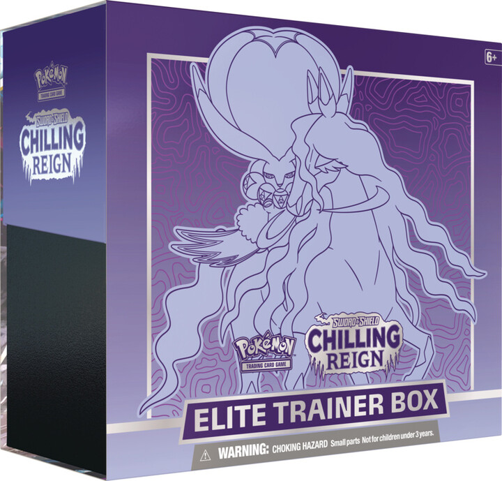 Karetní hra Pokémon TCG: Sword and Shield Chilling Reign - Elite Trainer Box Shadow Rider Calyrex_426757687