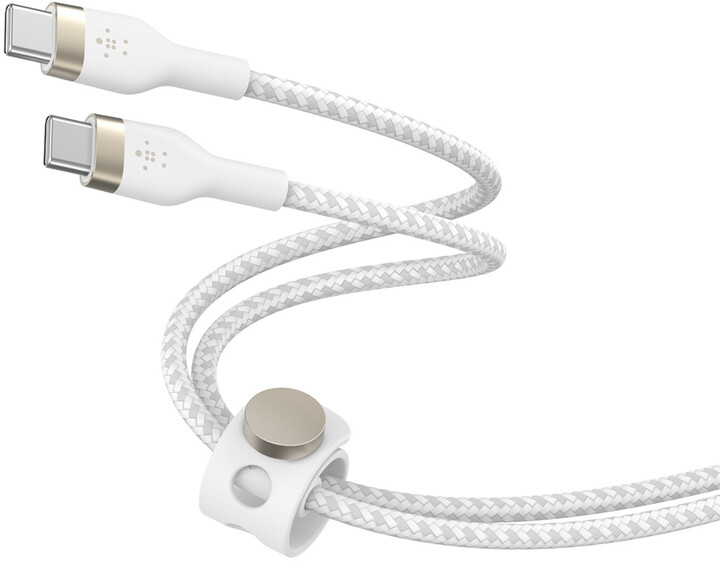 Belkin odolný kabel USB-C BOOST CHARGE™ PRO Flex, 2m, bílá_1057846823