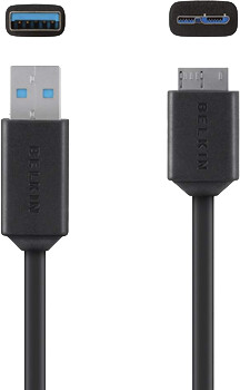 Belkin kabel Micro-B to USB 3.0, 0,9 m, černá_1311876700
