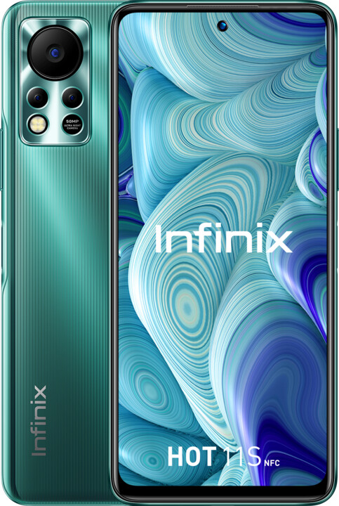 Infinix Hot 11S NFC, 6GB/128GB, Green Wave_2065805158