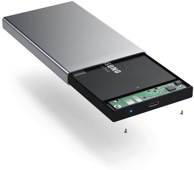 Satechi Aluminum Type-C HDD/SSD Enclosure, šedá_1684099833