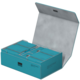 Krabička na karty Ultimate Guard - Smarthive 400+, petrolejově modrá