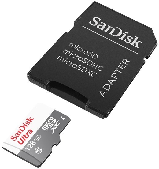 SanDisk Micro SDXC Ultra Android 128GB 48MB/s UHS-I + SD adaptér_1032343044