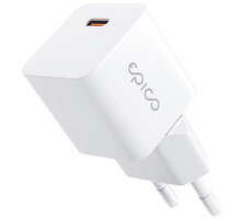 EPICO síťová nabíječka PD mini II, USB-C, 20W, bílá 9915101100163