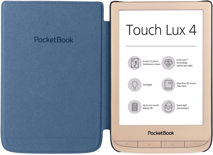 PocketBook 627 Touch Lux 4 Limited Edition, Matte Gold_1208817535