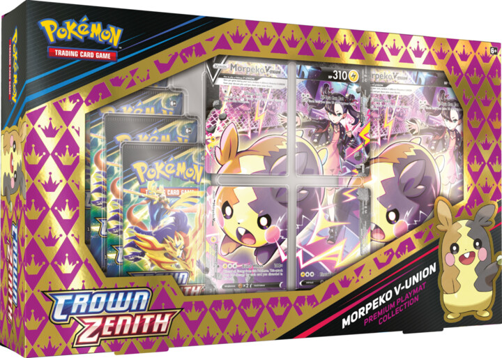 Karetní hra Pokémon TCG: Crown Zenith Morpeko V-Union Premium Playmat Collection_1991019473