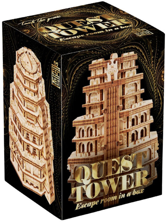 Hlavolam EscapeWelt - Quest Tower, dřevěný_2000991188
