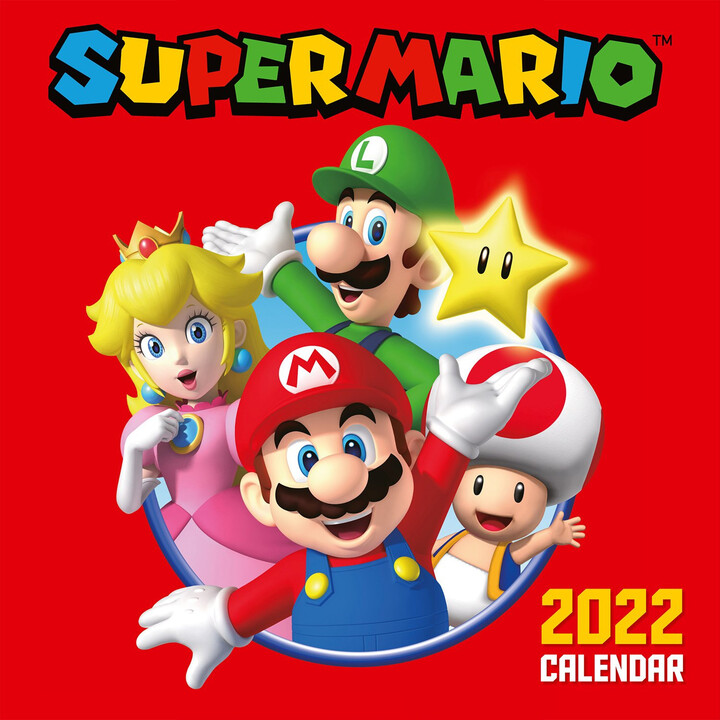 Kalendář 2022 - Super Mario (červený)_1842045703
