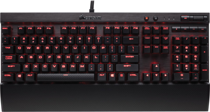 Corsair Gaming K70 LUX, RED LED, Cherry MX Red, CZ_1971430163