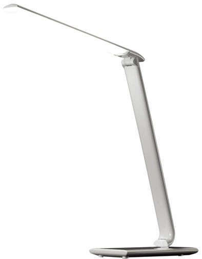 Solight LED stolní lampička stmívatelná, 12W, volba teploty světla, USB, bílá