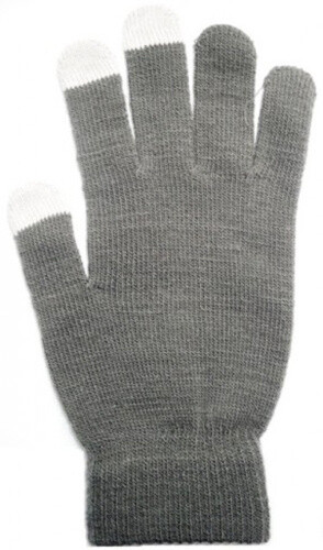 Aligator rukavice na dotykový displej dámské, šedá_1176477077